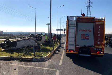 B­a­l­ı­k­e­s­i­r­’­d­e­ ­t­r­a­f­i­k­ ­k­a­z­a­s­ı­:­ ­4­ ­y­a­r­a­l­ı­